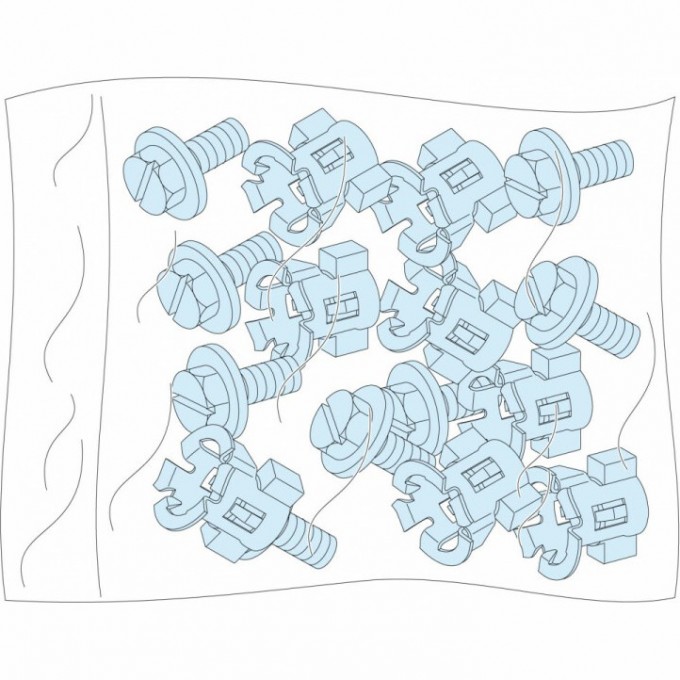 20 винтов + барашковые гайки для основной рамы SCHNEIDER ELECTRIC PRISMA 08921
