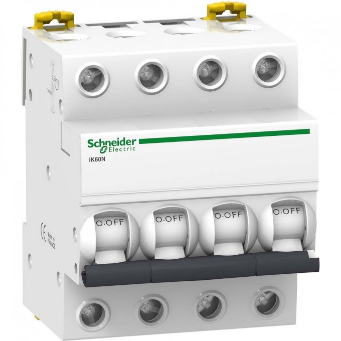 Автоматический выключатель SCHNEIDER ELECTRIC ACTI 9 iK60 4П 63A C A9K24463