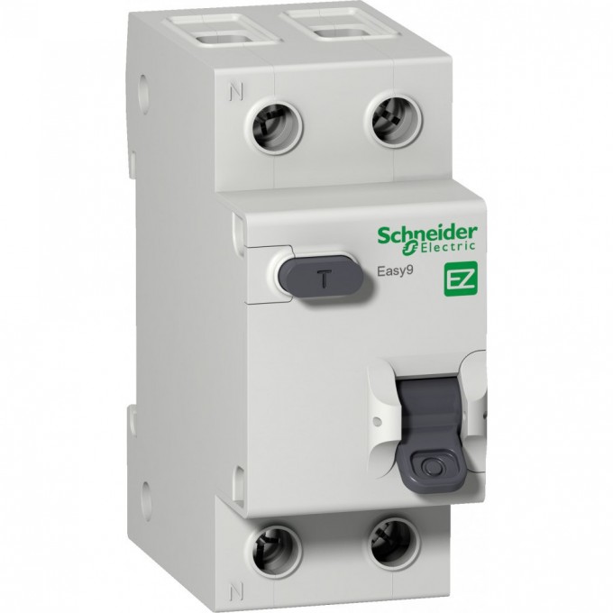 Дифференциальный автоматический выключатель SCHNEIDER ELECTRIC EASY 9 1П+Н 10А 30мА C AC 4,5кА 230В =S= EZ9D34610