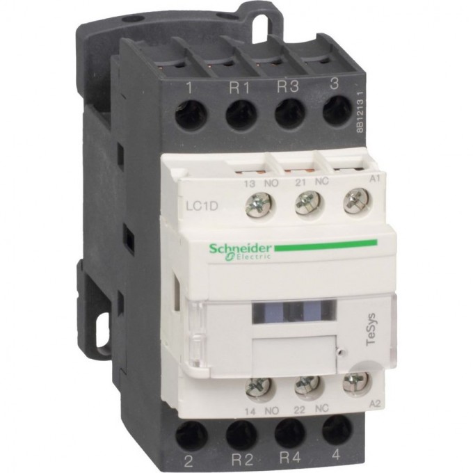 Контактор SCHNEIDER ELECTRIC TESYS D 4P (2НО+2НЗ),АС1 25 А,НО+НЗ,220V 50/60 ГЦ, LC1D128M7 Контактор SCHNEIDER ELECTRIC TESYS D 4P (2НО+2НЗ),АС1 25 А,НО+НЗ,220V 50/60 ГЦ, LC1D128M7