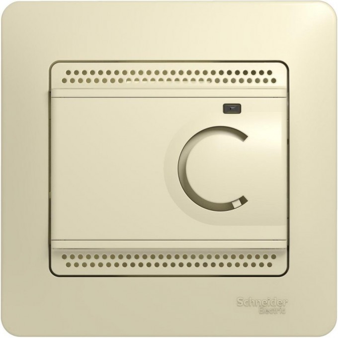 Термостат электрический SCHNEIDER ELECTRIC GLOSSA теплого пола с датчиком,от+5до+50°C,10A,в сборе, БЕЖЕВЫЙ GSL000238 Термостат электрический SCHNEIDER ELECTRIC GLOSSA теплого пола с датчиком,от+5до+50°C,10A,в сборе, БЕЖЕВЫЙ GSL000238