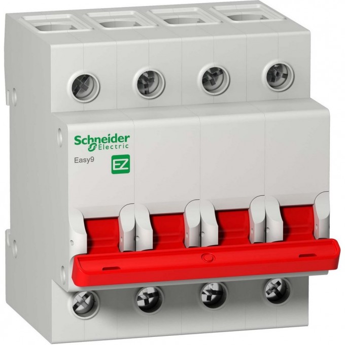 Выключатель нагрузки SCHNEIDER ELECTRIC EASY9 (модульный рубильник) 4П 63А 400В =S= EZ9S16463