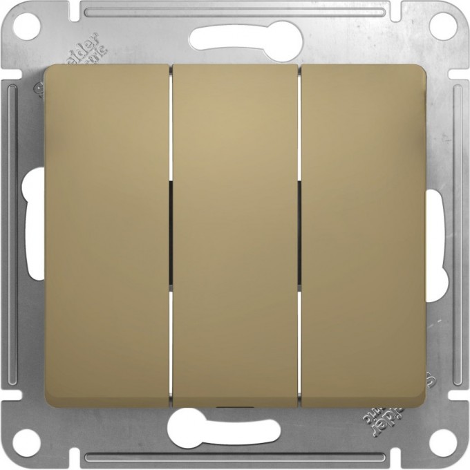 3-клавишный выключатель SCHNEIDER ELECTRIC GLOSSA, сх.1+1+1, 10АХ, механизм, ТИТАН GSL000431 3-клавишный выключатель SCHNEIDER ELECTRIC GLOSSA, сх.1+1+1, 10АХ, механизм, ТИТАН GSL000431