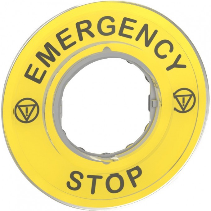 3D маркировка SCHNEIDER ELECTRIC HARMONY "EMERGENCY STOP" ZBY9320 3D маркировка SCHNEIDER ELECTRIC HARMONY "EMERGENCY STOP" ZBY9320
