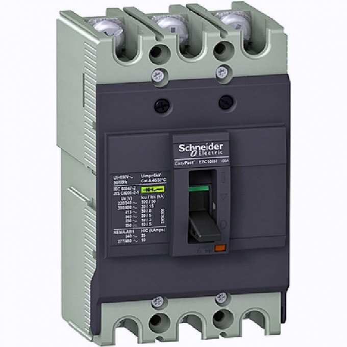 Автоматический выключатель 3П3Т SCHNEIDER ELECTRIC EASYPACT EZC100 10KA/400В 32 A EZC100F3032 Автоматический выключатель 3П3Т SCHNEIDER ELECTRIC EASYPACT EZC100 10KA/400В 32 A EZC100F3032