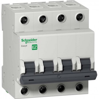 Автоматический выключатель SCHNEIDER ELECTRIC EASY9 4П 25А С 4,5кА 400В =S=