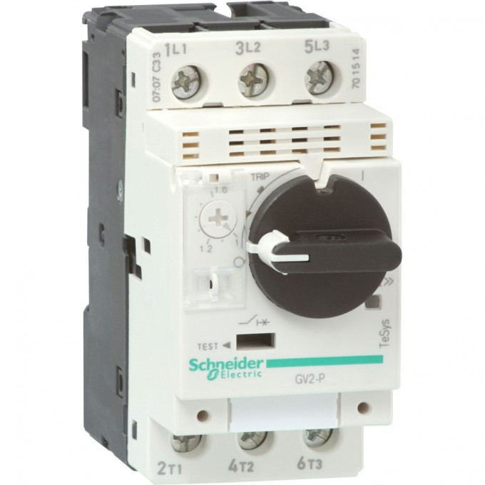 Автоматический выключатель SCHNEIDER ELECTRIC TESYS с комбинированным расцепителем 0,25-0,40А GV2P03 Автоматический выключатель SCHNEIDER ELECTRIC TESYS с комбинированным расцепителем 0,25-0,40А GV2P03