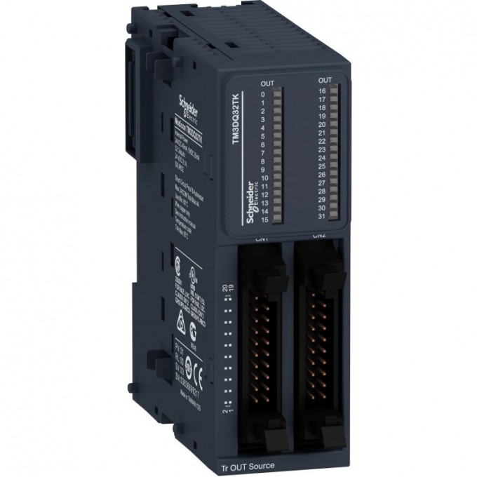 Дискретный модуль расширения SCHNEIDER ELECTRIC MODICON ТМ3 32 выхода, транзист источник НЕ10 TM3DQ32TK Дискретный модуль расширения SCHNEIDER ELECTRIC MODICON ТМ3 32 выхода, транзист источник НЕ10 TM3DQ32TK