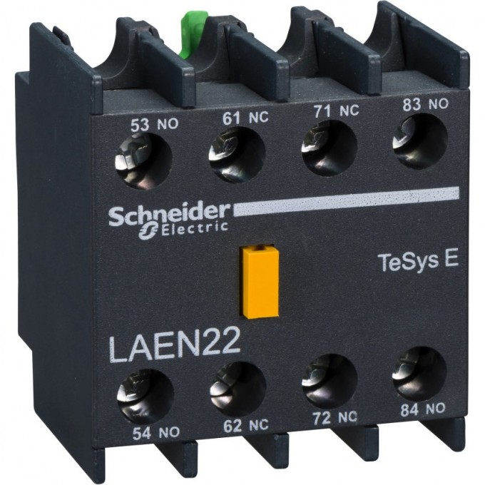 Дополнительный контактный блок SCHNEIDER ELECTRIC TESYS 2НО+2НЗ LAEN22 Дополнительный контактный блок SCHNEIDER ELECTRIC TESYS 2НО+2НЗ LAEN22