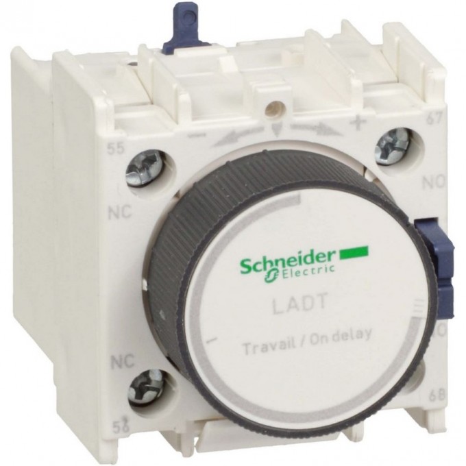 Дополнительный контактный блок SCHNEIDER ELECTRIC TESYS с выдержкой времени 0,1…30С, винтовой зажим LADR2 Дополнительный контактный блок SCHNEIDER ELECTRIC TESYS с выдержкой времени 0,1…30С, винтовой зажим LADR2
