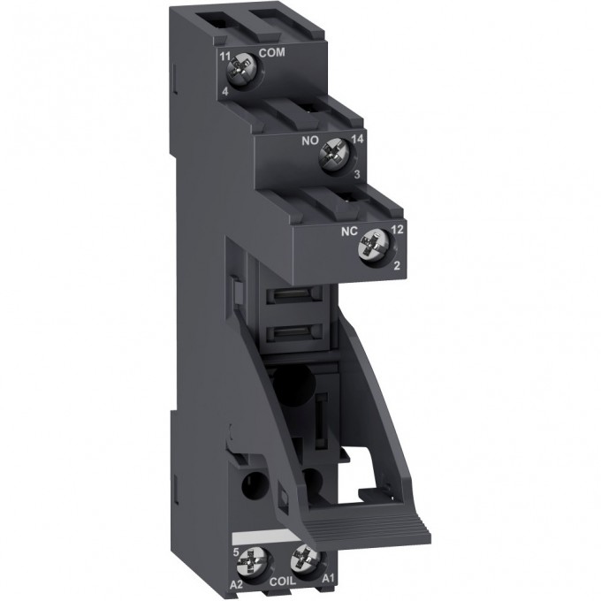 Колодка для реле SCHNEIDER ELECTRIC HARMONY, раздельные контакты, 1 С/О RGZE1S35M Колодка для реле SCHNEIDER ELECTRIC HARMONY, раздельные контакты, 1 С/О RGZE1S35M