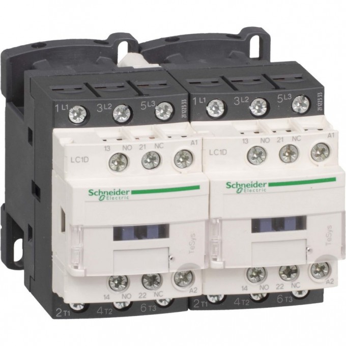 Контактор реверсивный SCHNEIDER ELECTRIC TESYS D 3Р,9 A,НО+НЗ,220V 50/60 ГЦ, винтовой зажим LC2D09M7 Контактор реверсивный SCHNEIDER ELECTRIC TESYS D 3Р,9 A,НО+НЗ,220V 50/60 ГЦ, винтовой зажим LC2D09M7