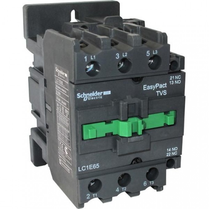 Контактор SCHNEIDER ELECTRIC EASYPACT TVS 40А 400В AC3 110В 50ГЦ LC1E40F5 Контактор SCHNEIDER ELECTRIC EASYPACT TVS 40А 400В AC3 110В 50ГЦ LC1E40F5