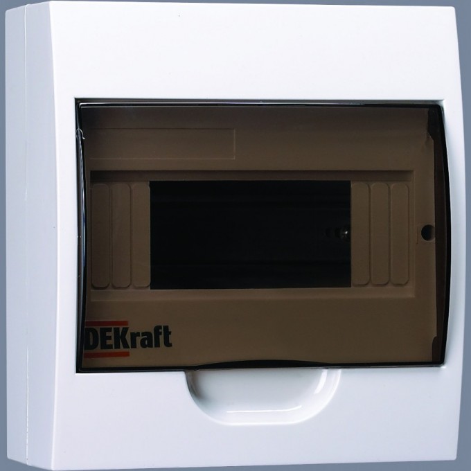 Корпус пластиковый навесной DEKRAFT 8 модулей, IP41, ЩРН-П-8 DEK 31010DEK Корпус пластиковый навесной DEKRAFT 8 модулей, IP41, ЩРН-П-8 DEK 31010DEK
