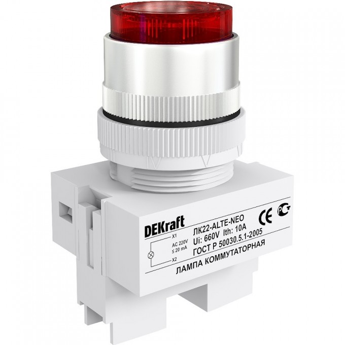 Лампа сигнальная SCHNEIDER ELECTRIC DEKRAFT ALTE ?22 мм Цвет:КРАСНЫЙ неон 220В ЛK-22 25008DEK Лампа сигнальная SCHNEIDER ELECTRIC DEKRAFT ALTE ?22 мм Цвет:КРАСНЫЙ неон 220В ЛK-22 25008DEK
