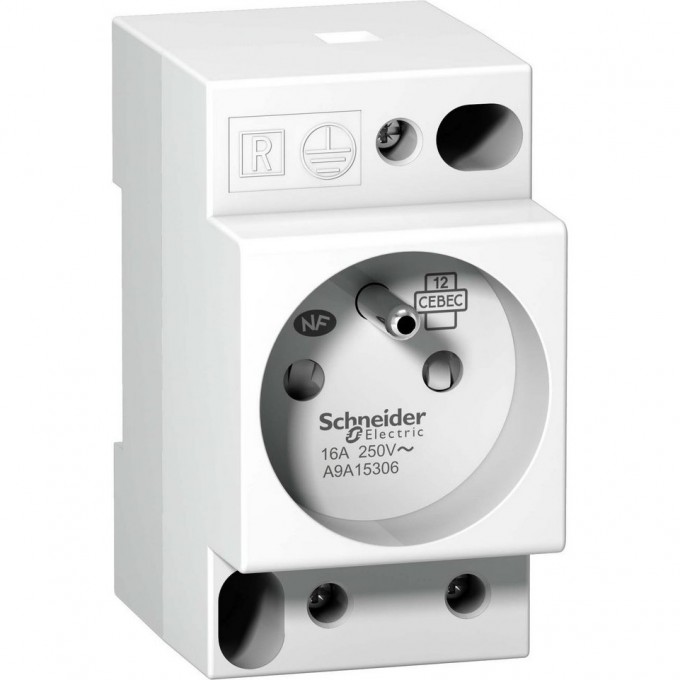 Модульная розетка SCHNEIDER ELECTRIC ACTI9 iPC DIN 2П+T 16A 250В A9A15306 Модульная розетка SCHNEIDER ELECTRIC ACTI9 iPC DIN 2П+T 16A 250В A9A15306