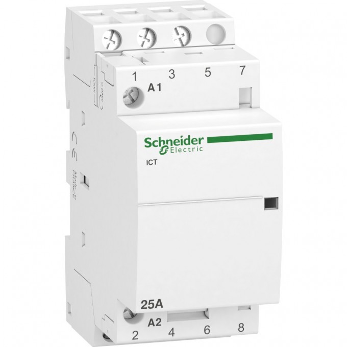 Модульный контактор SCHNEIDER ELECTRIC ACTI9 iCT25A 3НО 220/240В АС 50ГЦ A9C20833 Модульный контактор SCHNEIDER ELECTRIC ACTI9 iCT25A 3НО 220/240В АС 50ГЦ A9C20833