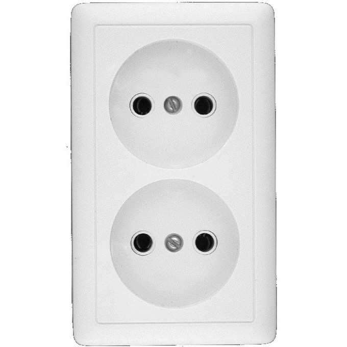 Розетка двойная SCHNEIDER ELECTRIC ХИТ О/У, без заземления без шторок 16А, 250В, белый, Россия RA16-237-B Розетка двойная SCHNEIDER ELECTRIC ХИТ О/У, без заземления без шторок 16А, 250В, белый, Россия RA16-237-B