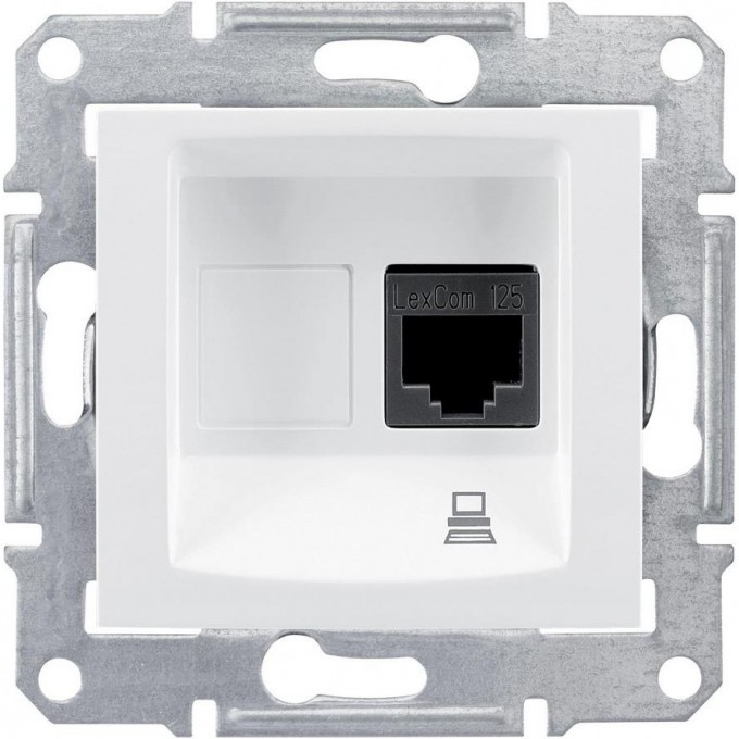 Розетка компьютерная SCHNEIDER ELECTRIC SEDNA RJ45, кат. 6, экр. STP, БЕЛЫЙ SDN4900121 Розетка компьютерная SCHNEIDER ELECTRIC SEDNA RJ45, кат. 6, экр. STP, БЕЛЫЙ SDN4900121
