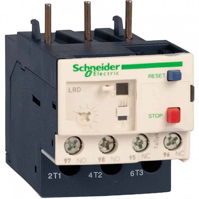 Тепловое реле перегрузки SCHNEIDER ELECTRIC TESYS 2,5-4A класс 10 с зажимом под винт LRD08 Тепловое реле перегрузки SCHNEIDER ELECTRIC TESYS 2,5-4A класс 10 с зажимом под винт LRD08