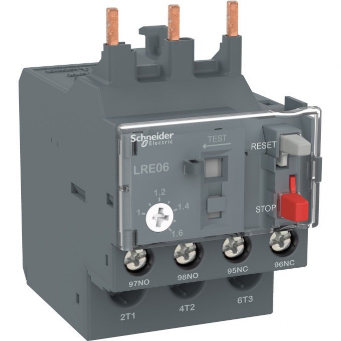 Тепловое реле SCHNEIDER ELECTRIC EASYPACT TVS TVS 1...1,6A LRE06 Тепловое реле SCHNEIDER ELECTRIC EASYPACT TVS TVS 1...1,6A LRE06