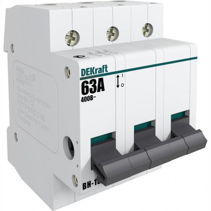 Выключатель-разъединитель SCHNEIDER ELECTRIC DEKRAFT 3Р 63А ВН-102 17011DEK Выключатель-разъединитель SCHNEIDER ELECTRIC DEKRAFT 3Р 63А ВН-102 17011DEK