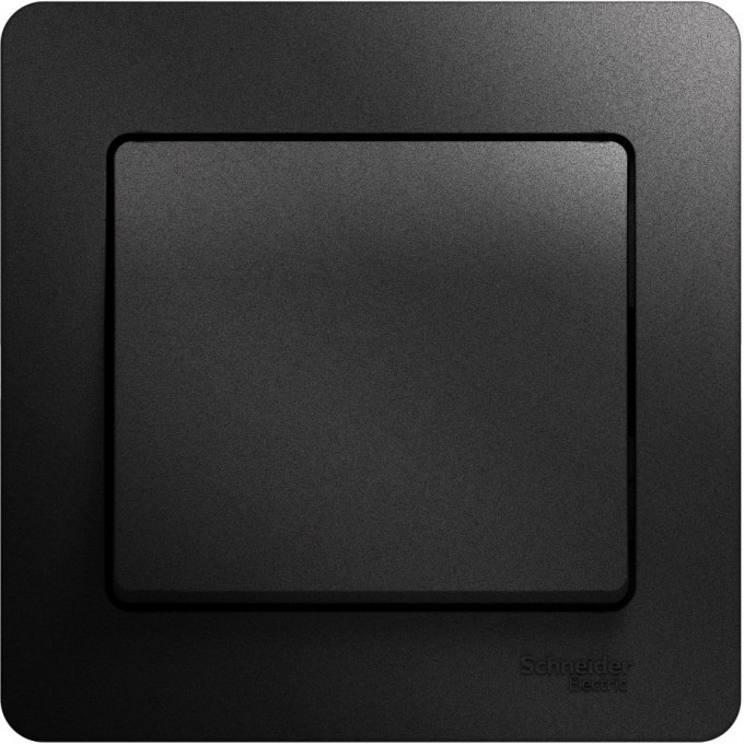 1-клавишный выключатель SCHNEIDER ELECTRIC GLOSSA, сх.1, 10АХ, в сборе, АНТРАЦИТ GSL000712 1-клавишный выключатель SCHNEIDER ELECTRIC GLOSSA, сх.1, 10АХ, в сборе, АНТРАЦИТ GSL000712