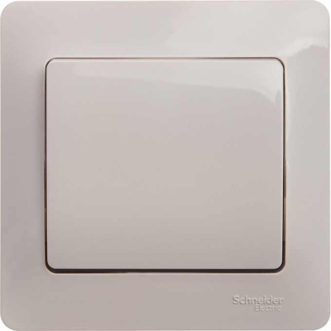 1-клавишный выключатель SCHNEIDER ELECTRIC GLOSSA, сх.1, 10АХ, в сборе, МОЛОЧНЫЙ GSL000912 1-клавишный выключатель SCHNEIDER ELECTRIC GLOSSA, сх.1, 10АХ, в сборе, МОЛОЧНЫЙ GSL000912