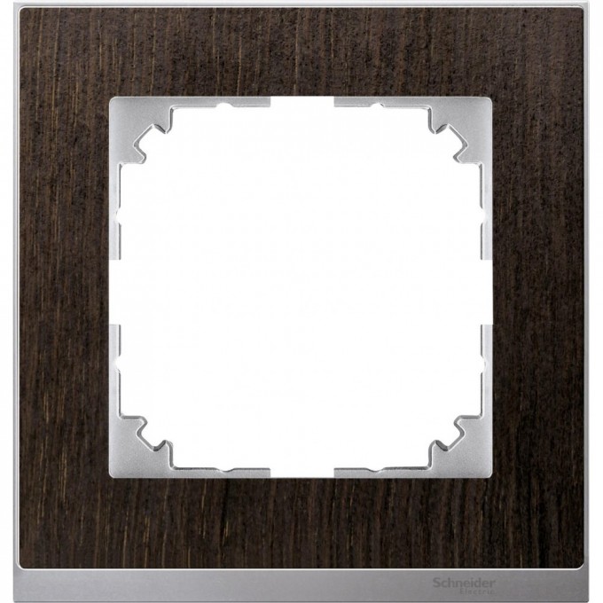 1-постовая рамка SCHNEIDER ELECTRIC MERTEN M-PURE DECOR, ВЕНГЕ/АЛЮМИНИЙ, SM MTN4010-3671 1-постовая рамка SCHNEIDER ELECTRIC MERTEN M-PURE DECOR, ВЕНГЕ/АЛЮМИНИЙ, SM MTN4010-3671
