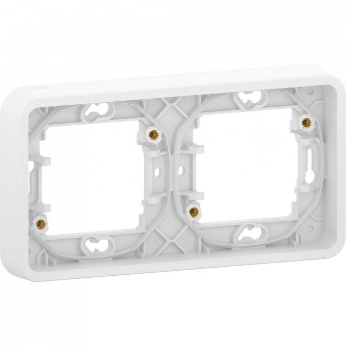 2-постовая рамка SCHNEIDER ELECTRIC MUREVA S горизонтальная, БЕЛЫЙ, IP55 MUR39101 2-постовая рамка SCHNEIDER ELECTRIC MUREVA S горизонтальная, БЕЛЫЙ, IP55 MUR39101