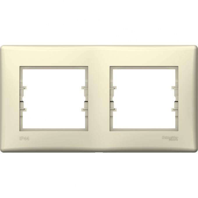 2-постовая рамка SCHNEIDER ELECTRIC SEDNA, горизонтальная IP44, БЕЖЕВАЯ SDN5810647 2-постовая рамка SCHNEIDER ELECTRIC SEDNA, горизонтальная IP44, БЕЖЕВАЯ SDN5810647