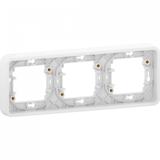 3-постовая рамка SCHNEIDER ELECTRIC MUREVA S горизонтальная, БЕЛЫЙ, IP55 MUR39109 3-постовая рамка SCHNEIDER ELECTRIC MUREVA S горизонтальная, БЕЛЫЙ, IP55 MUR39109