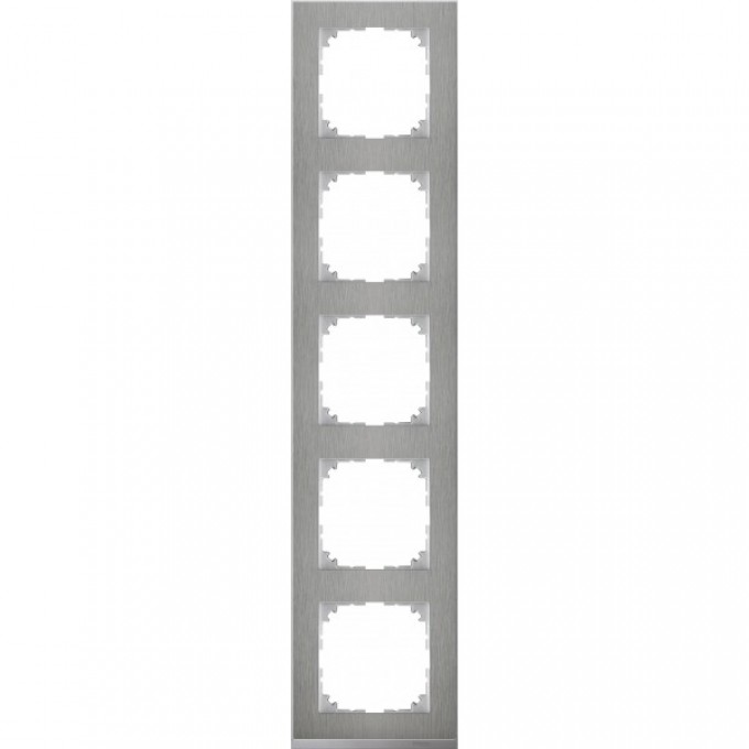 5-постовая рамка SCHNEIDER ELECTRIC MERTEN M-PURE DECOR, НЕРЖ.СТАЛЬ/АЛЮМИНИЙ, SM MTN4050-3646 5-постовая рамка SCHNEIDER ELECTRIC MERTEN M-PURE DECOR, НЕРЖ.СТАЛЬ/АЛЮМИНИЙ, SM MTN4050-3646
