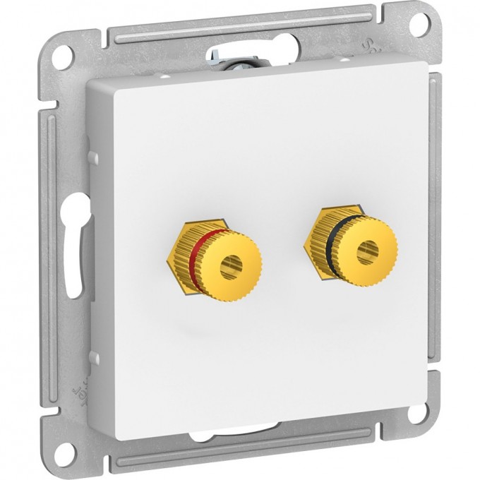 Аудиорозетка SCHNEIDER ELECTRIC ATLASDESIGN двухместная, БЕЛЫЙ ATN000187 Аудиорозетка SCHNEIDER ELECTRIC ATLASDESIGN двухместная, БЕЛЫЙ ATN000187