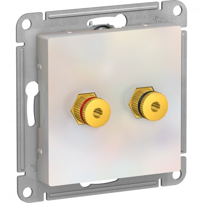 Аудиорозетка SCHNEIDER ELECTRIC ATLASDESIGN двухместная, ЖЕМЧУГ ATN000487 Аудиорозетка SCHNEIDER ELECTRIC ATLASDESIGN двухместная, ЖЕМЧУГ ATN000487