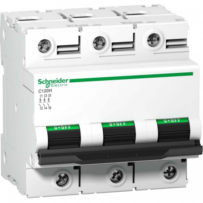 Автоматический выключатель SCHNEIDER ELECTRIC ACTI 9 C120H 3П 100A C A9N18469