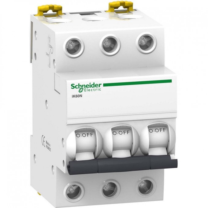 Автоматический выключатель SCHNEIDER ELECTRIC ACTI 9 iK60 3П 6A C A9K24306