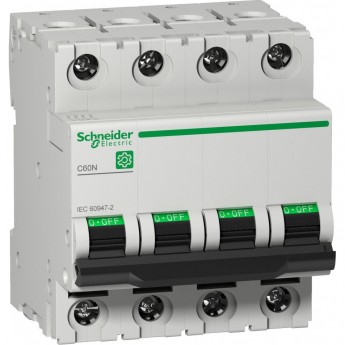 Автоматический выключатель SCHNEIDER ELECTRIC MULTI 9 C60N 4П 10A C