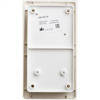 Блок SCHNEIDER ELECTRIC GLOSSA: розетка с заземлением, со шторками + 3 клавишный выключатель бежевый