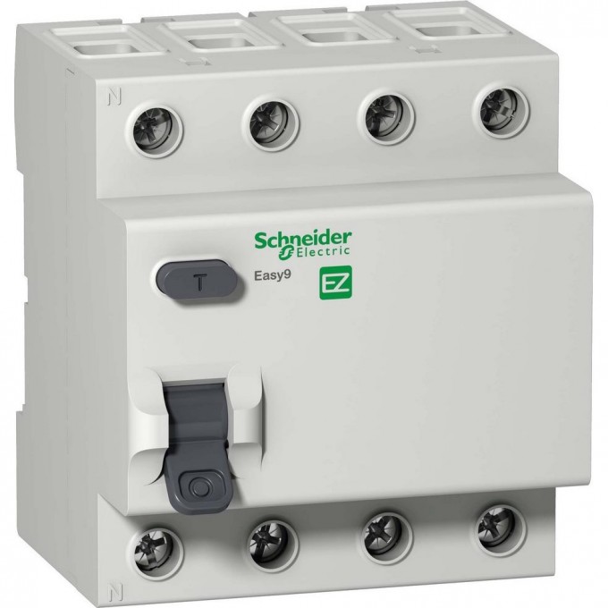 Дифференциальный выключатель (УЗО) SCHNEIDER ELECTRIC EASY 9 4П 25А 30мА AC 230В =S= EZ9R34425