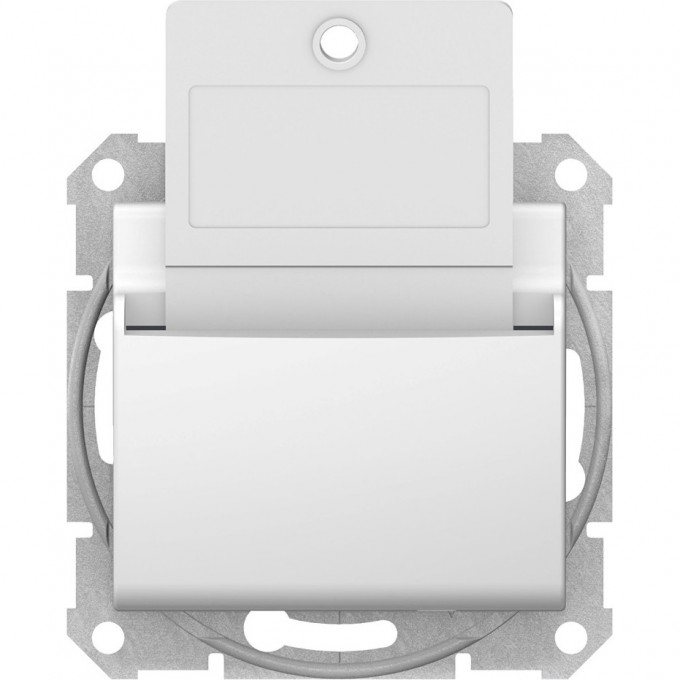 Карточный выключатель SCHNEIDER ELECTRIC SEDNA, 10А, 250В, БЕЛЫЙ SDN1900121