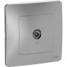 Коннектор ТВ SCHNEIDER ELECTRIC BLANCA, АЛЮМИНИЙ BLNTS000013