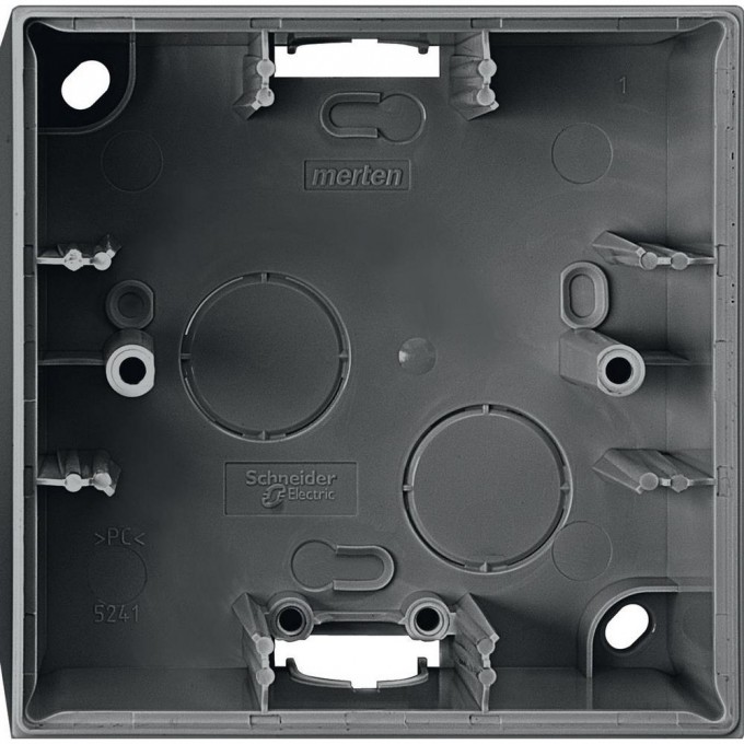 Корпус MERTEN M-ELEGANCE для открытого монтажа 1 пост,АНТРАЦИТ,SM MTN524114 Корпус MERTEN M-ELEGANCE для открытого монтажа 1 пост,АНТРАЦИТ,SM MTN524114