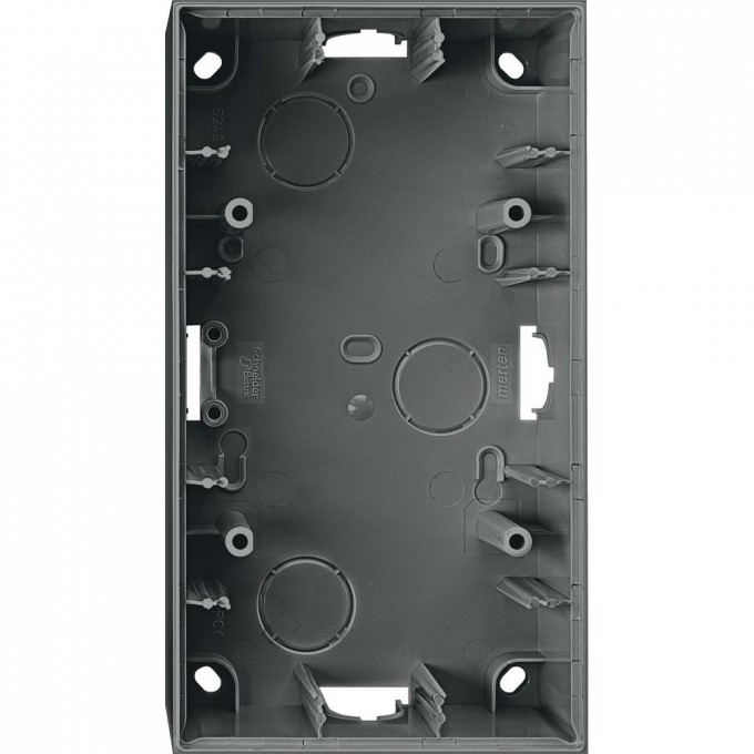 Корпус MERTEN M-ELEGANCE для открытого монтажа 2 поста, АНТРАЦИТ,SM MTN524214 Корпус MERTEN M-ELEGANCE для открытого монтажа 2 поста, АНТРАЦИТ,SM MTN524214