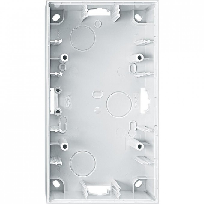 Корпус MERTEN M-ELEGANCE для открытого монтажа 2 поста, ПОЛ.БЕЛЫЙ,SM MTN524219 Корпус MERTEN M-ELEGANCE для открытого монтажа 2 поста, ПОЛ.БЕЛЫЙ,SM MTN524219