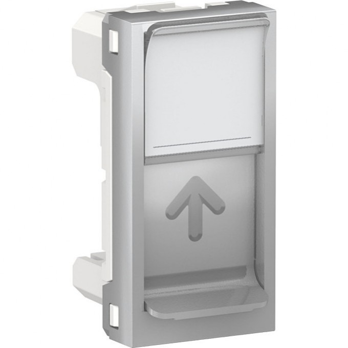 Лицевая панель SCHNEIDER ELECTRIC UNICA MODULAR RJ45, одиночная, без коннектора, 1 модуль, алюминий NU941030 Лицевая панель SCHNEIDER ELECTRIC UNICA MODULAR RJ45, одиночная, без коннектора, 1 модуль, алюминий NU941030