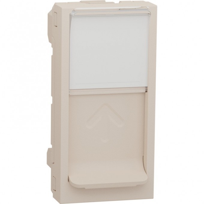 Лицевая панель SCHNEIDER ELECTRIC UNICA MODULAR RJ45, одиночная, без коннектора, 1 модуль, бежевый NU941044 Лицевая панель SCHNEIDER ELECTRIC UNICA MODULAR RJ45, одиночная, без коннектора, 1 модуль, бежевый NU941044