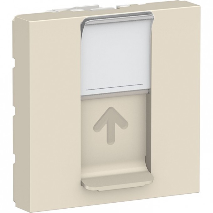 Лицевая панель SCHNEIDER ELECTRIC UNICA MODULAR RJ45, одиночная, без коннектора, 2 модуля, бежевый NU941144 Лицевая панель SCHNEIDER ELECTRIC UNICA MODULAR RJ45, одиночная, без коннектора, 2 модуля, бежевый NU941144