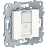 Лицевая панель UNICA NEW RJ45 KEYSTONE/SYSTIMAX, белый NU546118