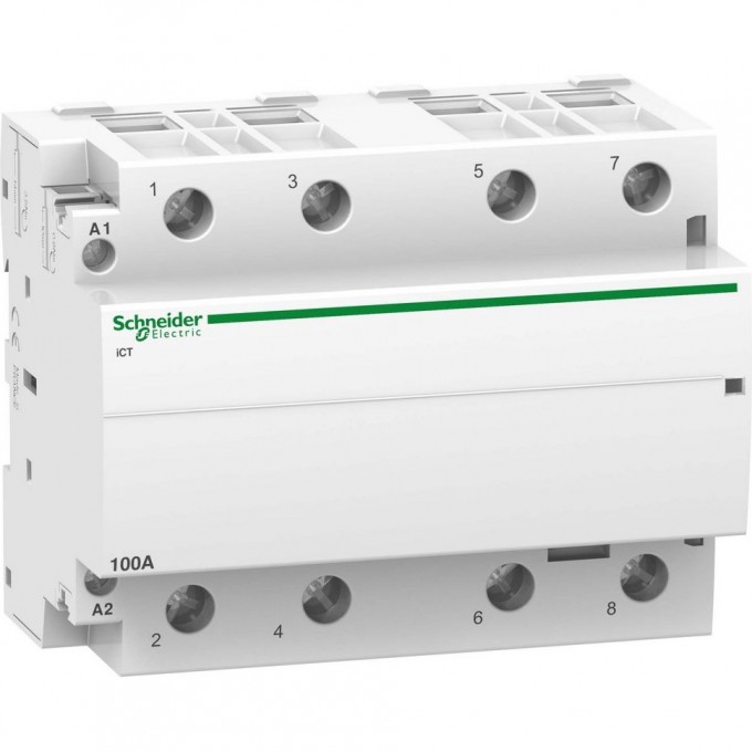 Модульный контактор SCHNEIDER ELECTRIC ACTI9 iCT100A 4НО 220/240В АС 50ГЦ A9C20884 Модульный контактор SCHNEIDER ELECTRIC ACTI9 iCT100A 4НО 220/240В АС 50ГЦ A9C20884